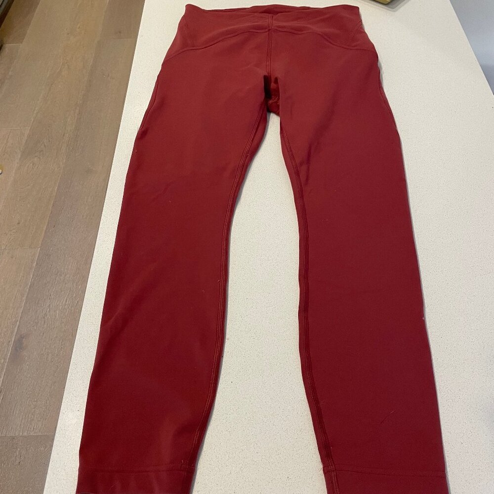 Lululemon Instill high rise tight 25"- mulled wine
